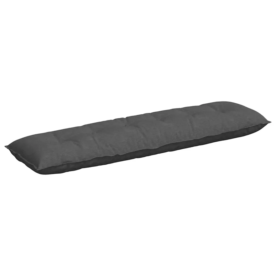 Coussin de Dos Gris foncé 180 x 50 cm Tissu en velours côtelé - 2