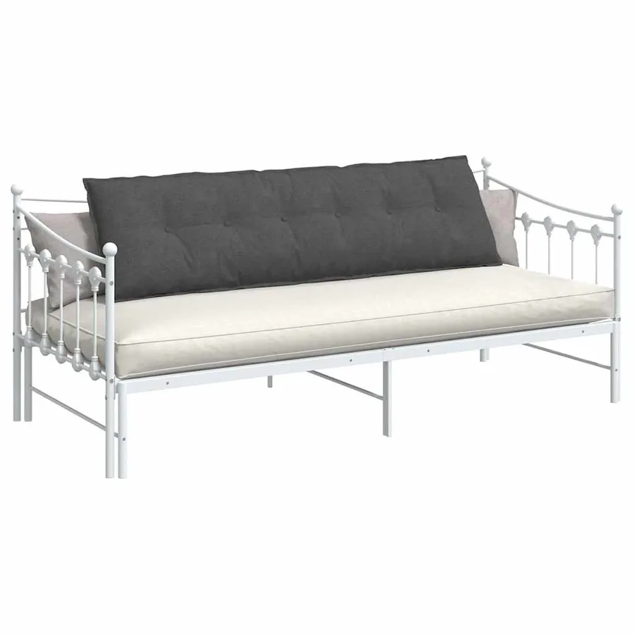 Coussin de Dos Gris foncé 180 x 50 cm Tissu en velours côtelé - 3