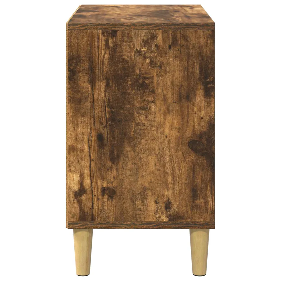 Maison pour chat Chêne fumé 51 x 30 x 52 cm Bois d'ingénierie - 6