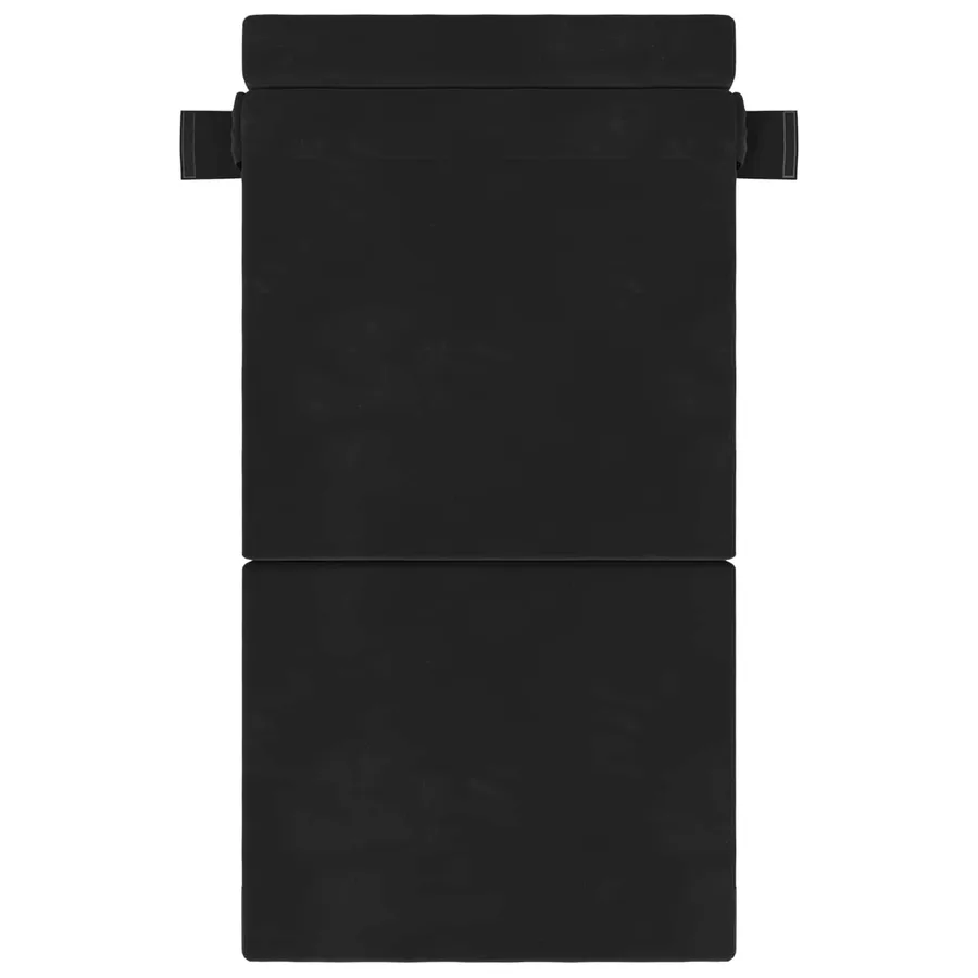 Canapé-lit pliable Noir 70 x 72 x 60 cm Tissu - 3