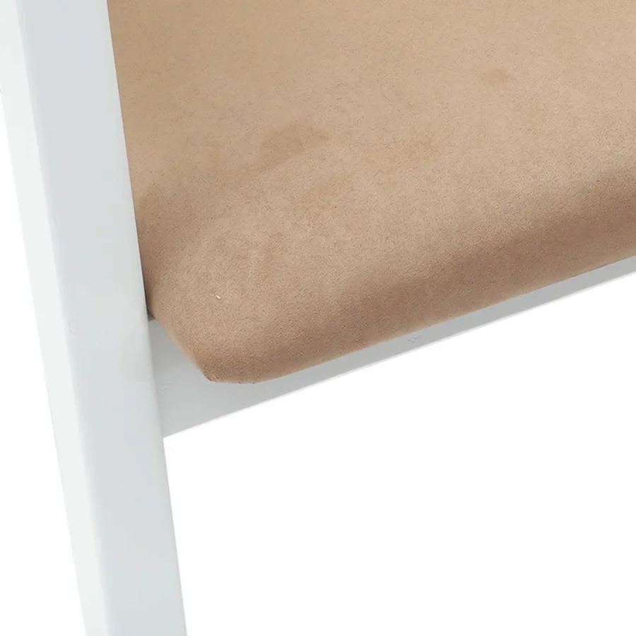 Chaises de salle à manger 2 pcs Blanc 54 x 57 x 73 cm - 9