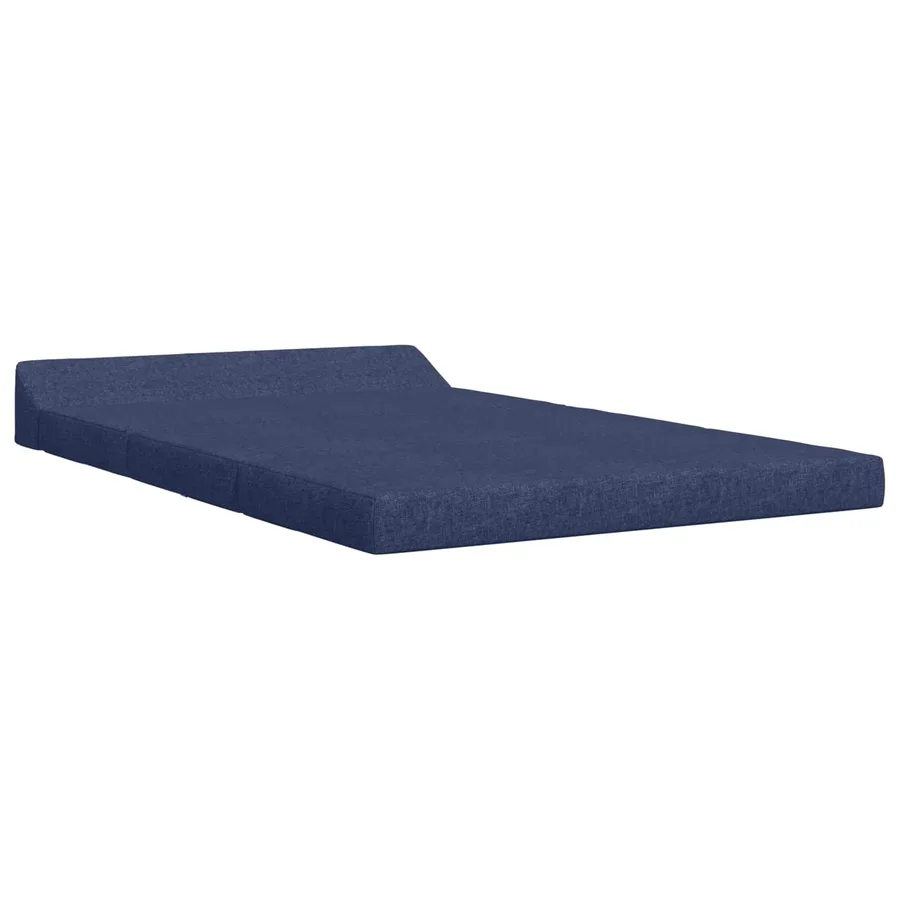 Canapé-lit pliable Bleu 120 x 60 x 49 cm Tissu - 2