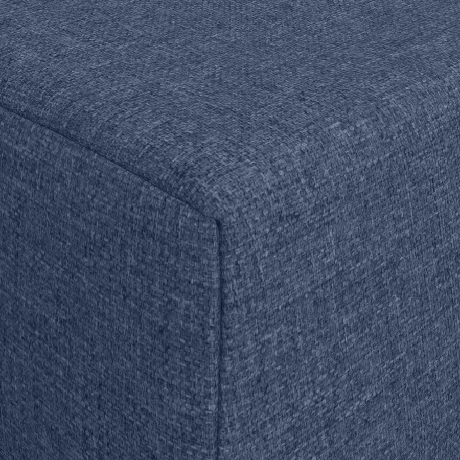 Canapé-lit pliable Bleu 120 x 60 x 49 cm Tissu - 6
