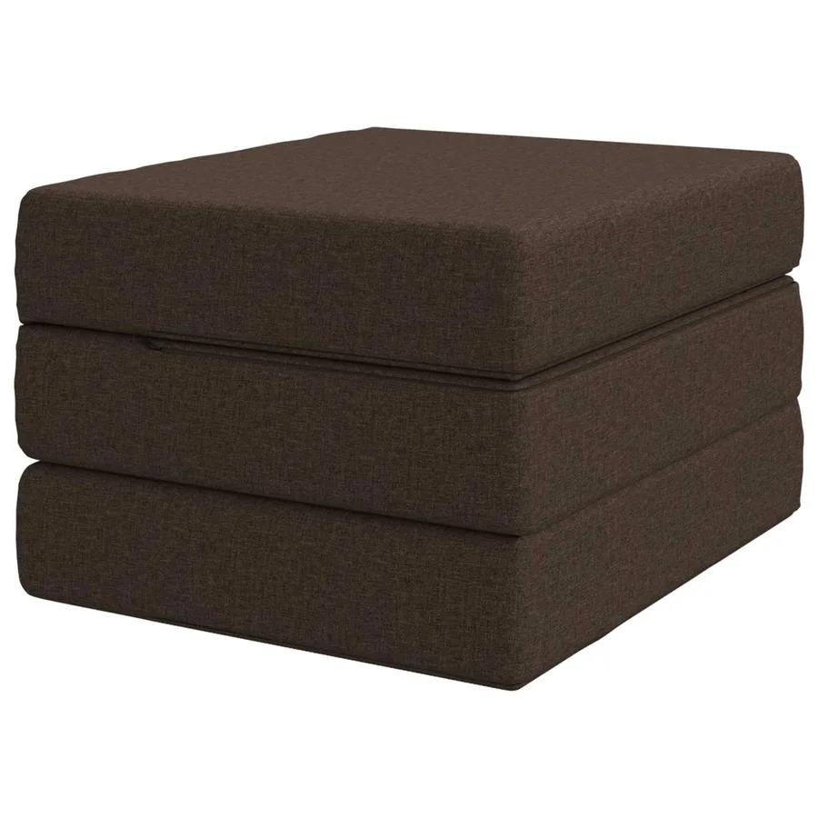 Canapé-lit pliable 75 x 63 x 45 cm Taupe - 5