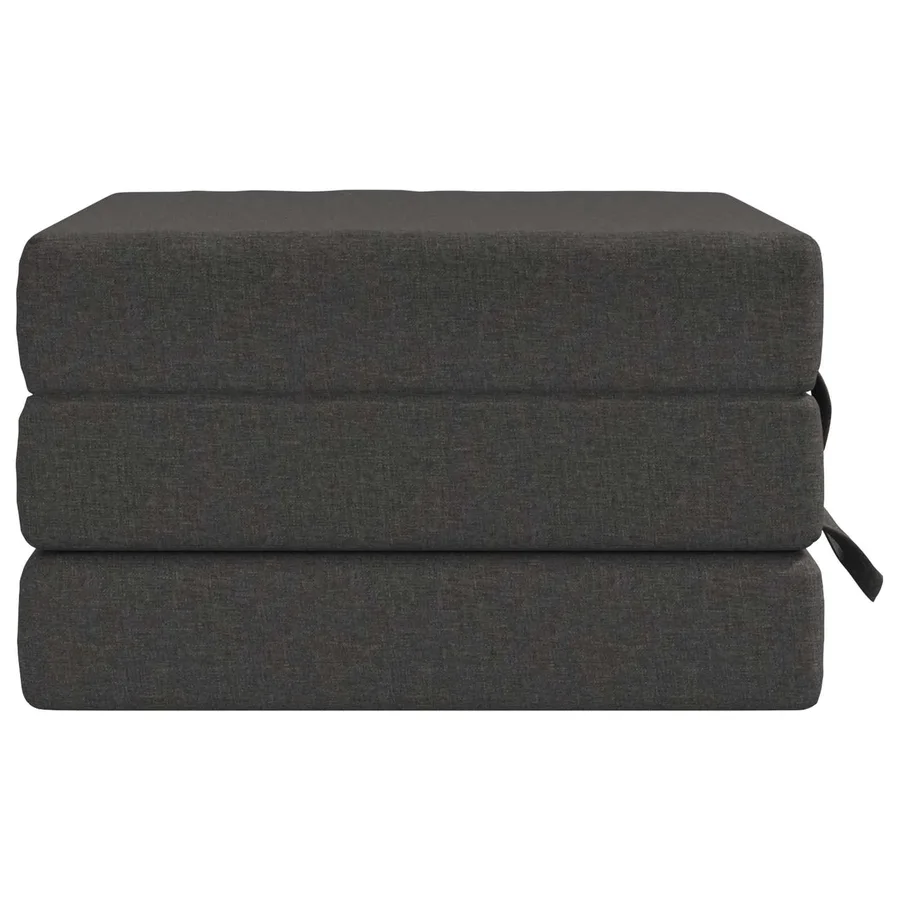 Canapé-lit pliable 75 x 63 x 45 cm Gris foncé - 4