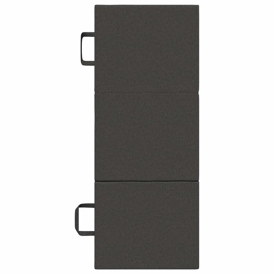 Canapé-lit pliable 75 x 63 x 45 cm Gris foncé - 6