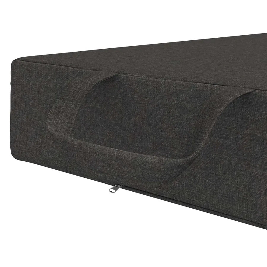 Canapé-lit pliable 75 x 63 x 45 cm Gris foncé - 7
