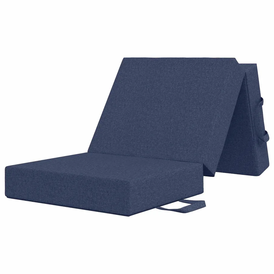Canapé-lit pliable 90 x 67 x 45 cm Bleu - 3
