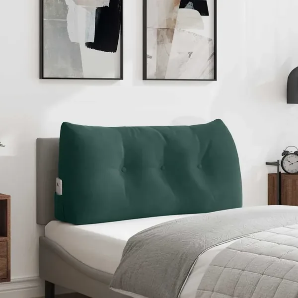 Coussin de Dos Vert foncé 100 x 24 x 50 cm Velours