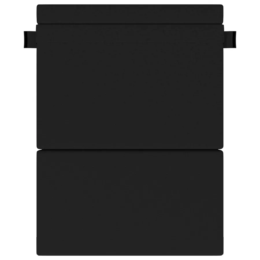 Canapé-lit pliable Noir 152 x 86,5 x 60 cm Tissu - 3