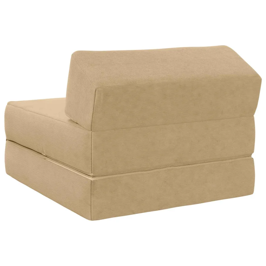 Canapé-lit pliable Vert Gris 60 x 70 x 41 cm Tissu - 5