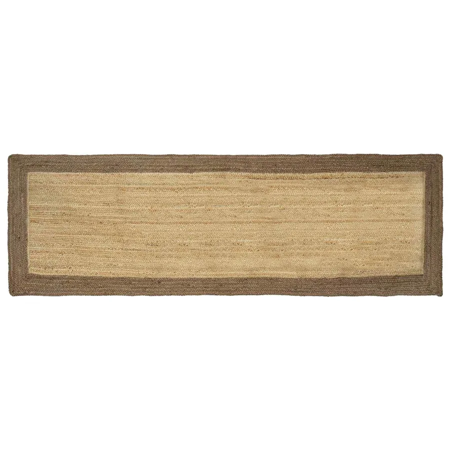 Tapis de surface Gris 80 x 200 cm Jute