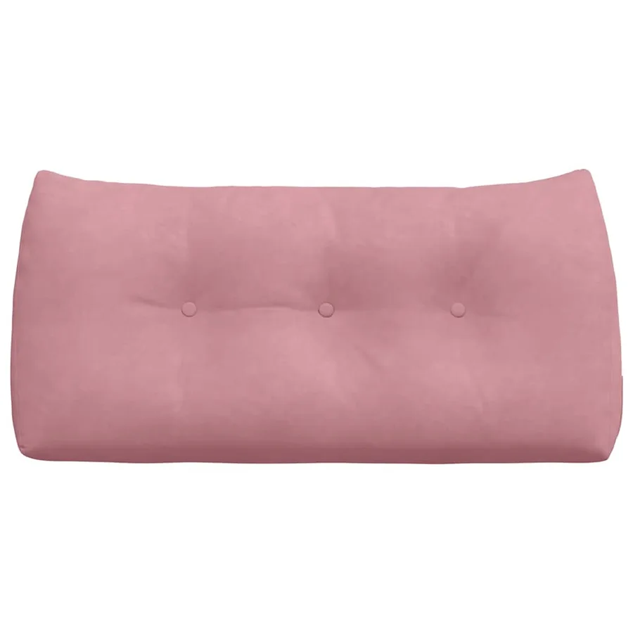 Coussin de Dos Rose 100 x 24 x 50 cm Velours - 6