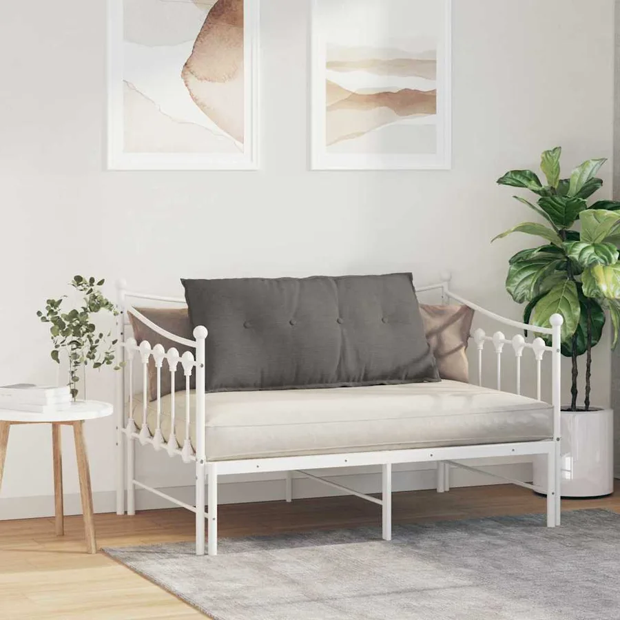 Coussin de Dos Gris clair 100 x 50 cm Tissu en velours côtelé - 4
