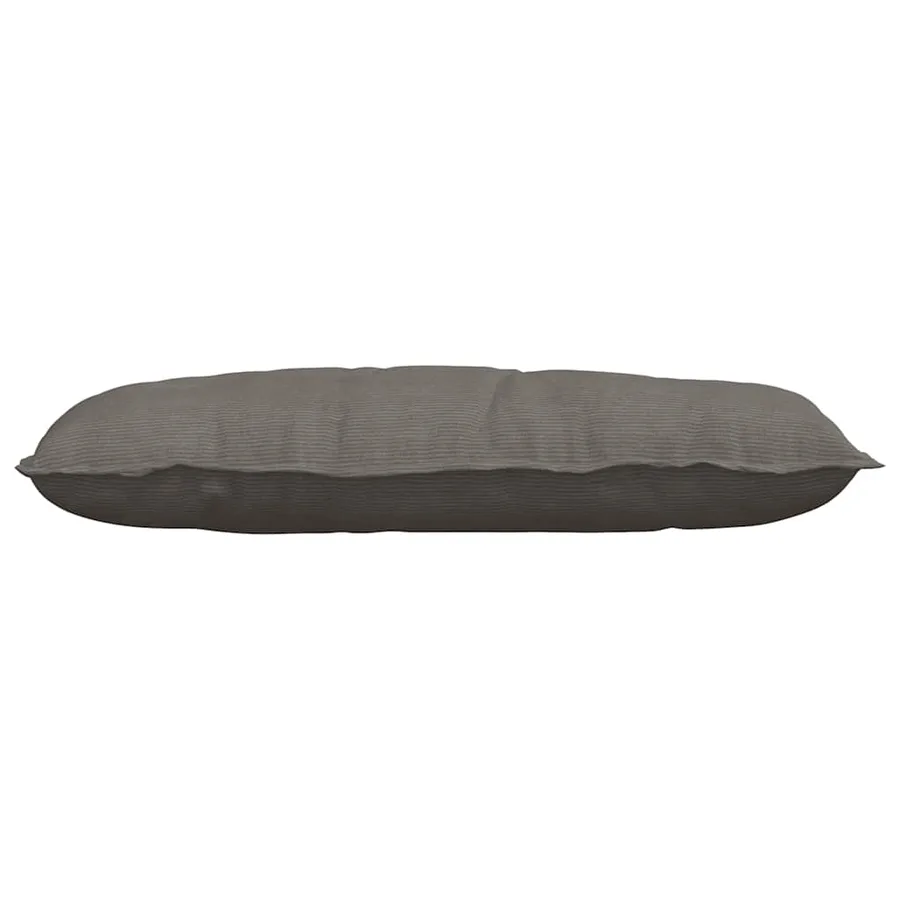Coussin de Dos Gris clair 100 x 50 cm Tissu en velours côtelé - 5
