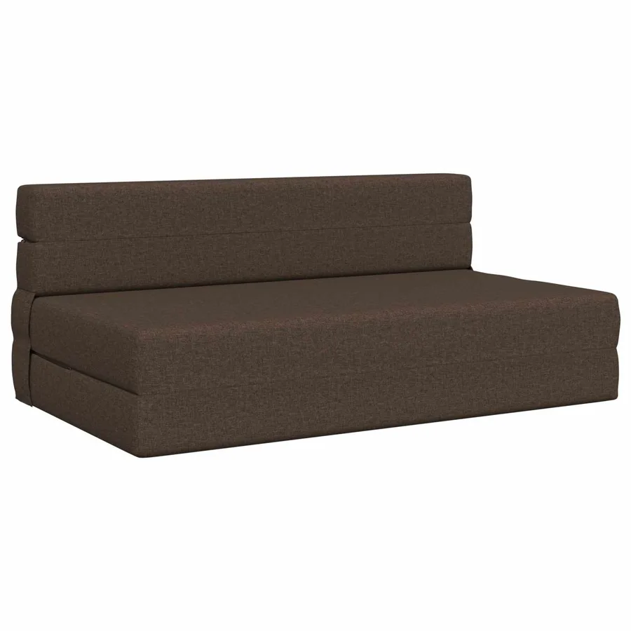 Canapé-lit pliable Taupe 152 x 86,5 x 60 cm Tissu - 2
