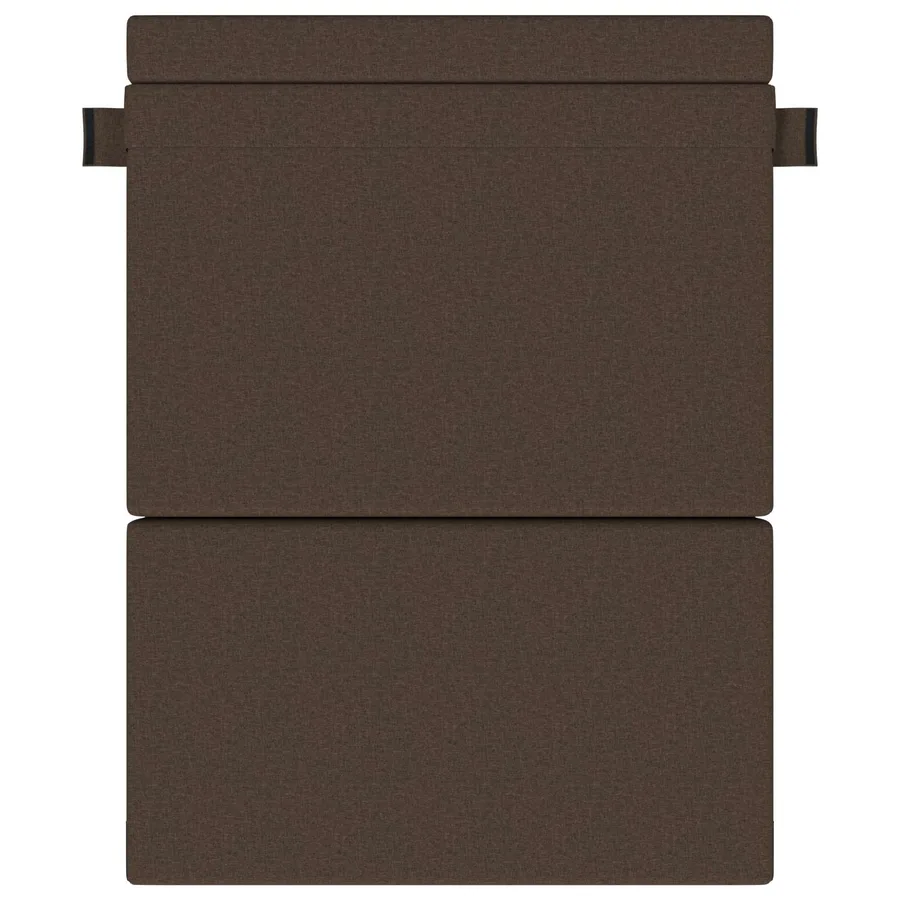 Canapé-lit pliable Taupe 152 x 86,5 x 60 cm Tissu - 3