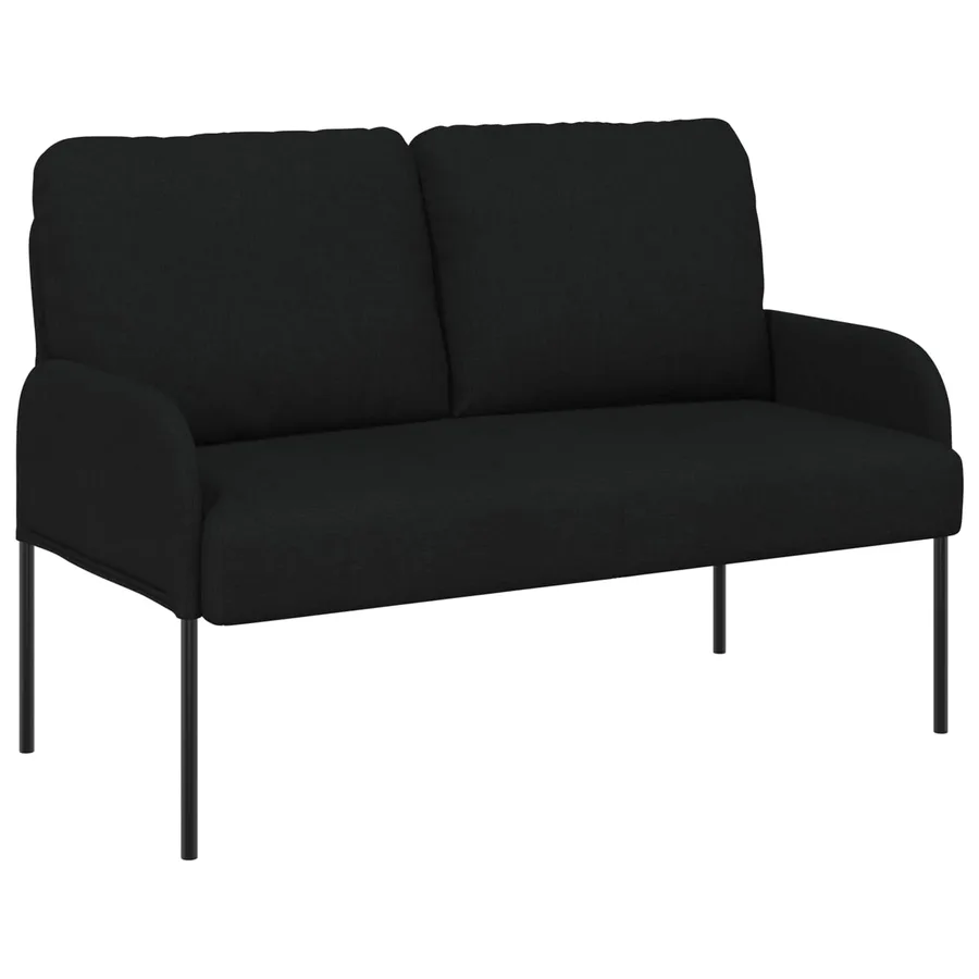 Ensembles de canapés 3 pcs Noir 115 x 56 x 80 cm Contreplaqué - 5