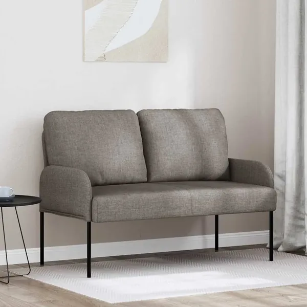 Canapés avec coussin 110cm Taupe Contreplaqué