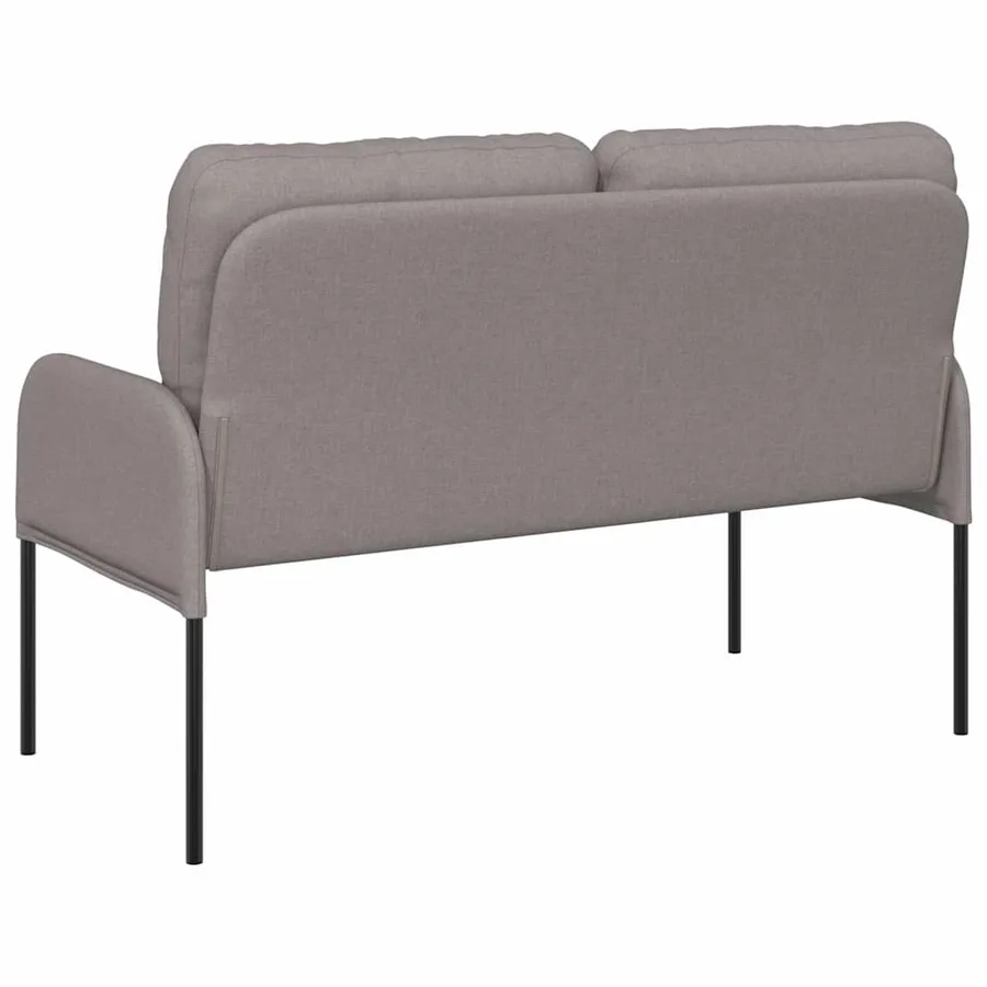 Canapés avec coussin 110cm Taupe Contreplaqué - 6