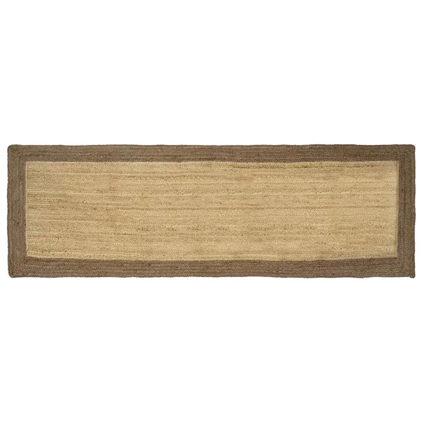 Tapis de surface Gris 80 x 300 cm Jute