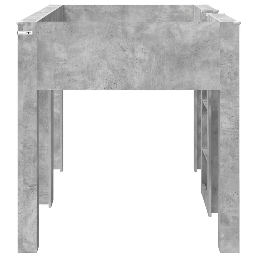 Lit Superposé pour Enfants Gris béton 100 x 200 cm - 6