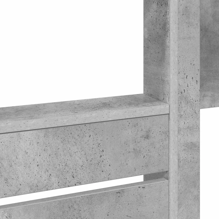 Lit Superposé pour Enfants Gris béton 100 x 200 cm - 9