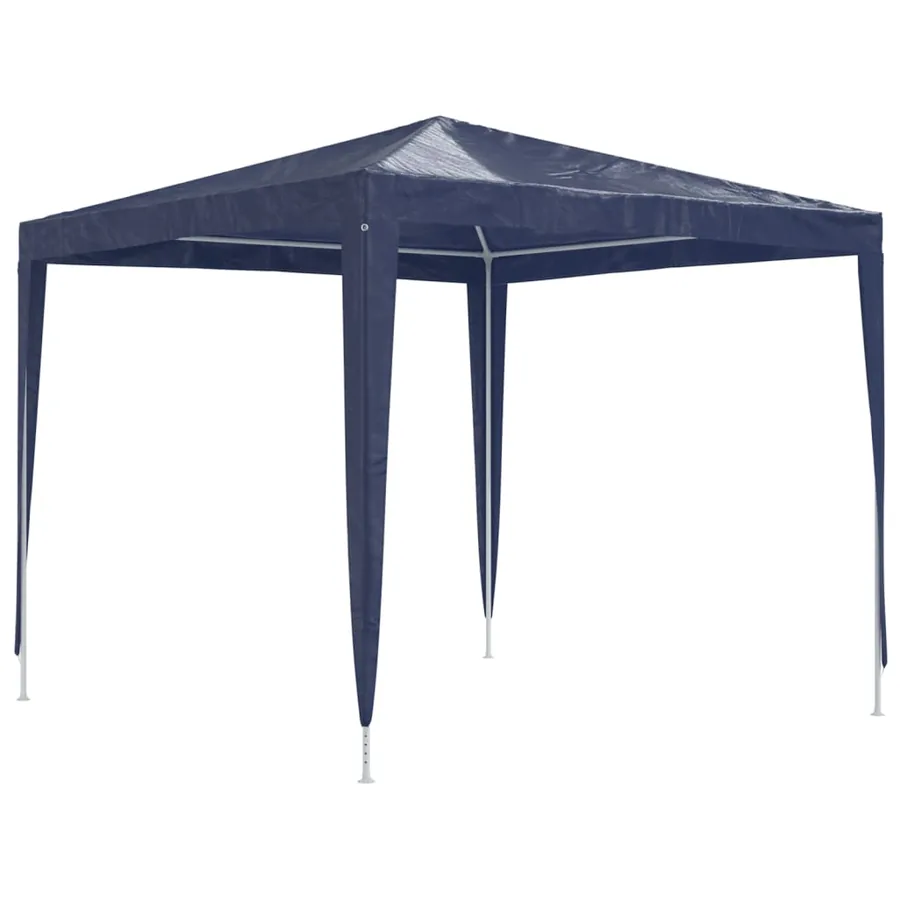 Tente de réception 2,5x2,5 m bleu - 2