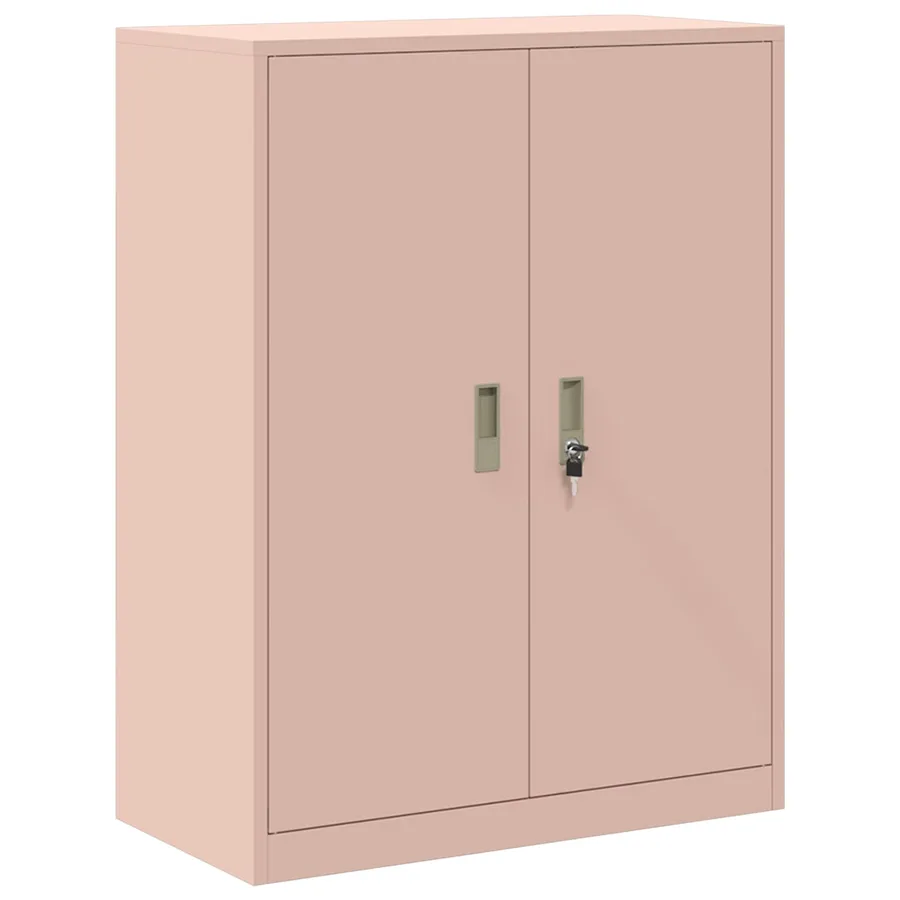 Armoire de rangement Rose 80 x 40 x 105 cm Acier - 2