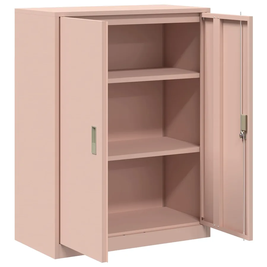 Armoire de rangement Rose 80 x 40 x 105 cm Acier - 5