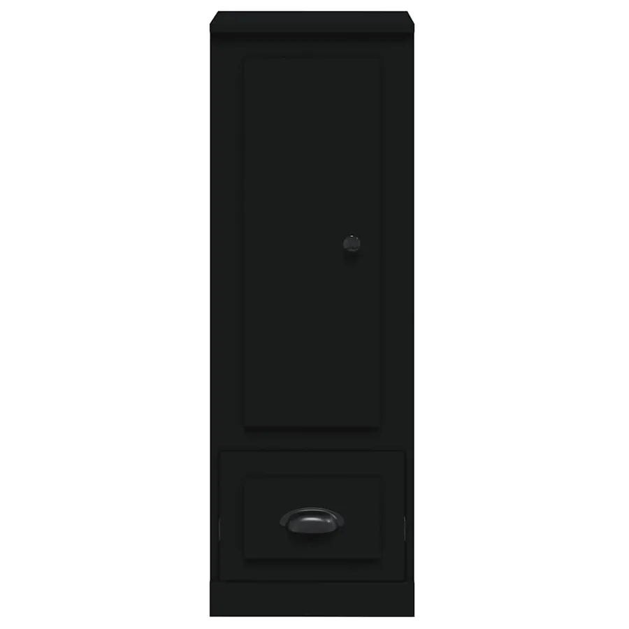 Highboard black 36x35.5x103.5 cm engineered wood - 5
