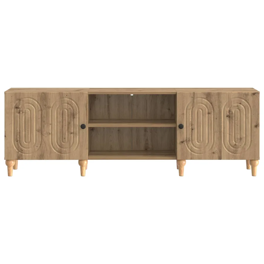 Meuble TV 150 x 31 x 50 cm Chêne artisanal Bois d'ingénierie - 6