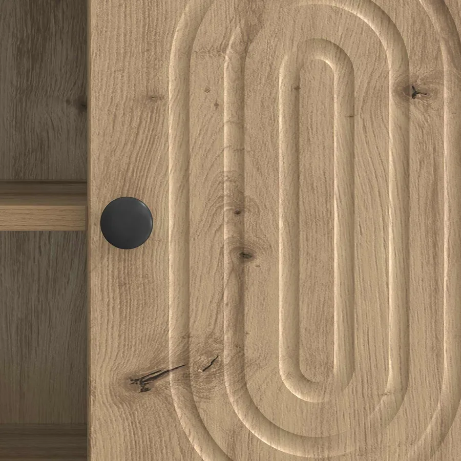 Meuble TV 150 x 31 x 50 cm Chêne artisanal Bois d'ingénierie - 8