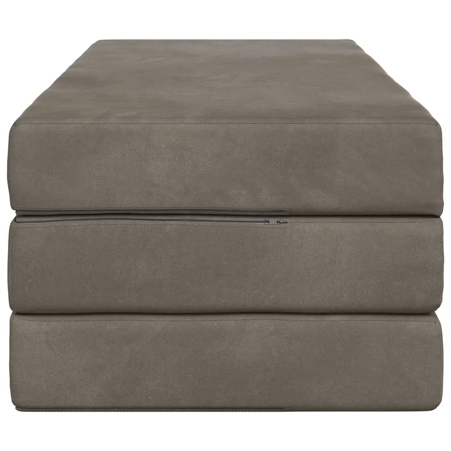 Canapé-lit pliable 140 x 67 x 45 cm Gris clair - 5