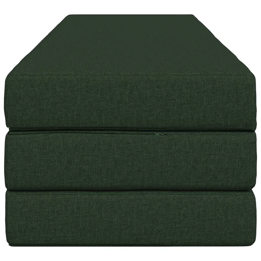 Canapé-lit pliable 200 x 67 x 45 cm Vert foncé - 4