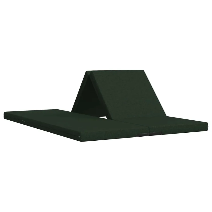 Canapé-lit pliable 140 x 67 x 45 cm Vert foncé - 2