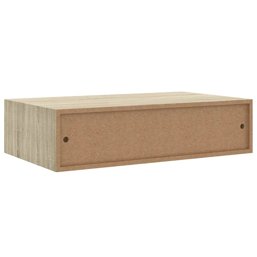 Wall drawer shelf oak 40x23.5x10 cm MDF - 8