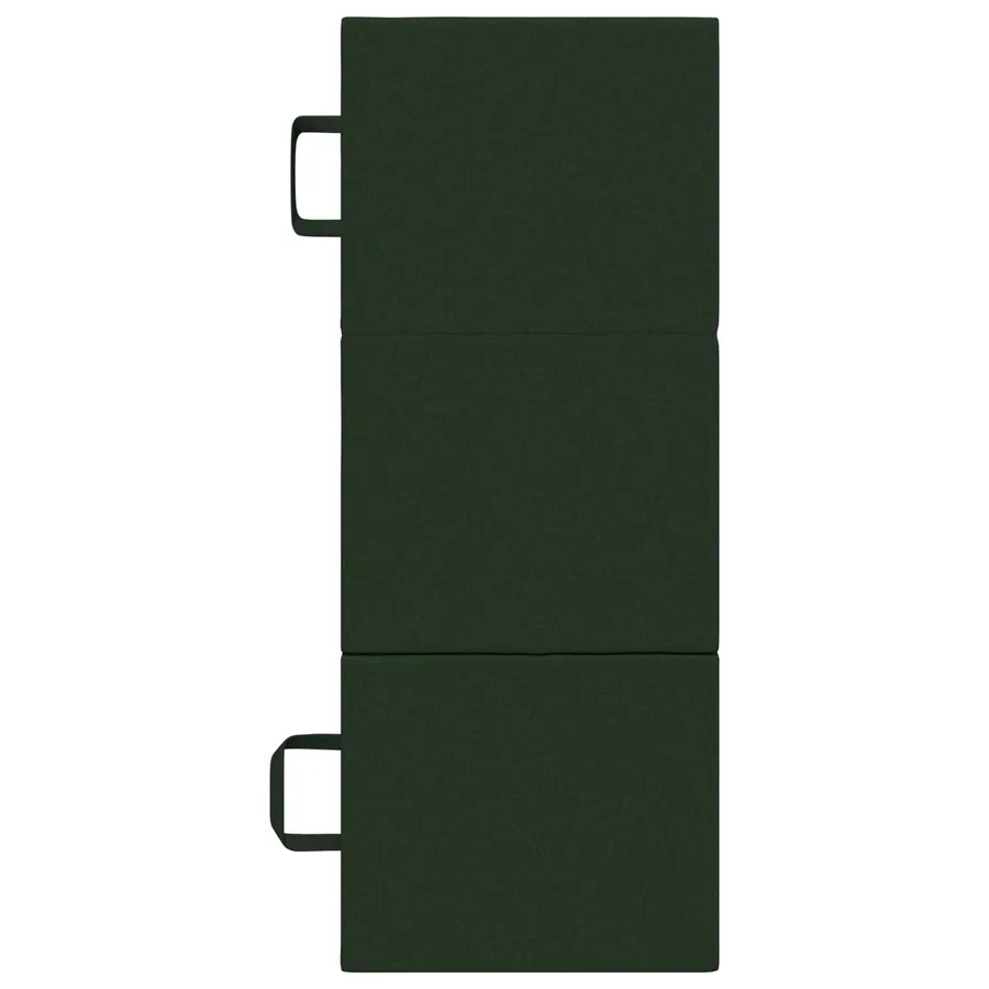 Canapé-lit pliable 75 x 67 x 45 cm Vert foncé - 6