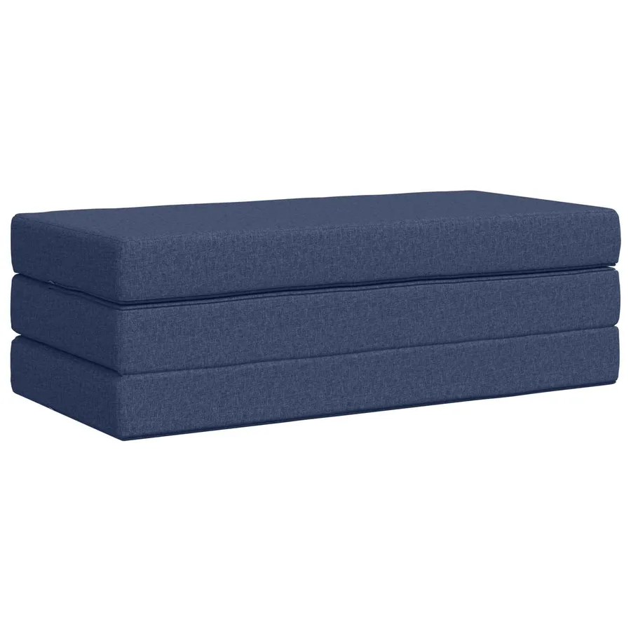 Canapé-lit pliable 140 x 67 x 45 cm Bleu - 3