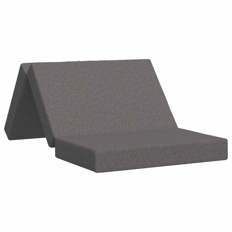 Canapé-lit pliable 100 x 67 x 45 cm Gris clair - 2