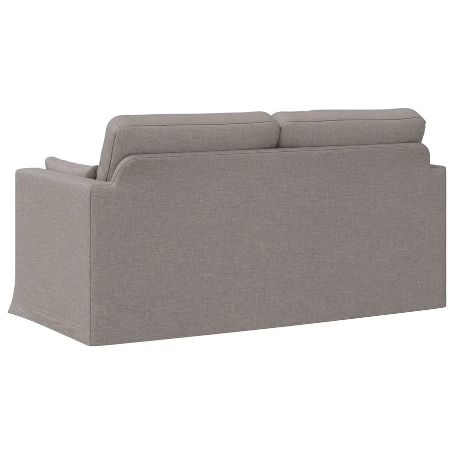 Canapé Taupe 158 x 78 x 80 cm tissu - 6