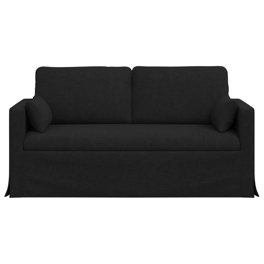 Canapé Noir 158 x 78 x 80 cm tissu - 4