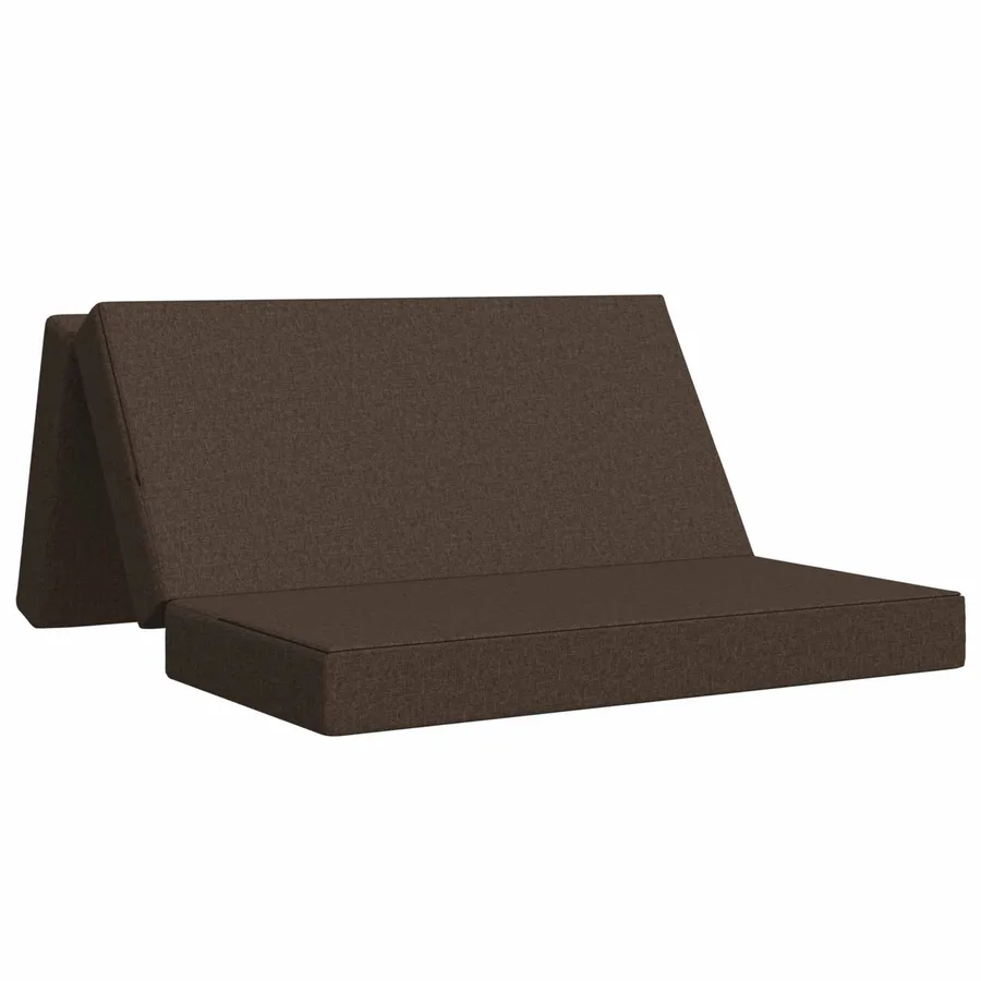 Canapé-lit pliable 120 x 67 x 45 cm Taupe - 2
