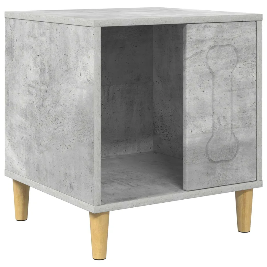 Maison pour Chiens Béton 44 x 42 x 49 cm Bois d'ingénierie - 2