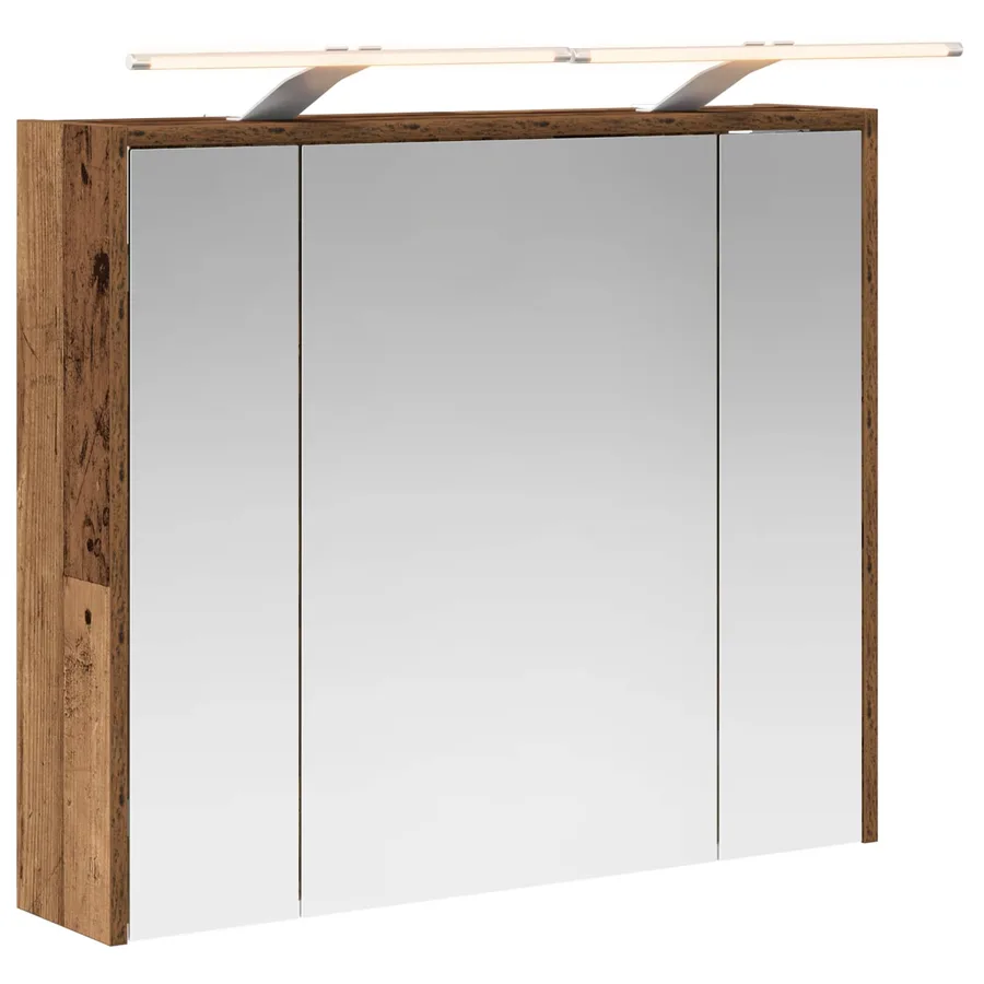 Armoire Miroir de Salle de Bain Bois ancien 73,5 x 16 x 62,5 cm - 2