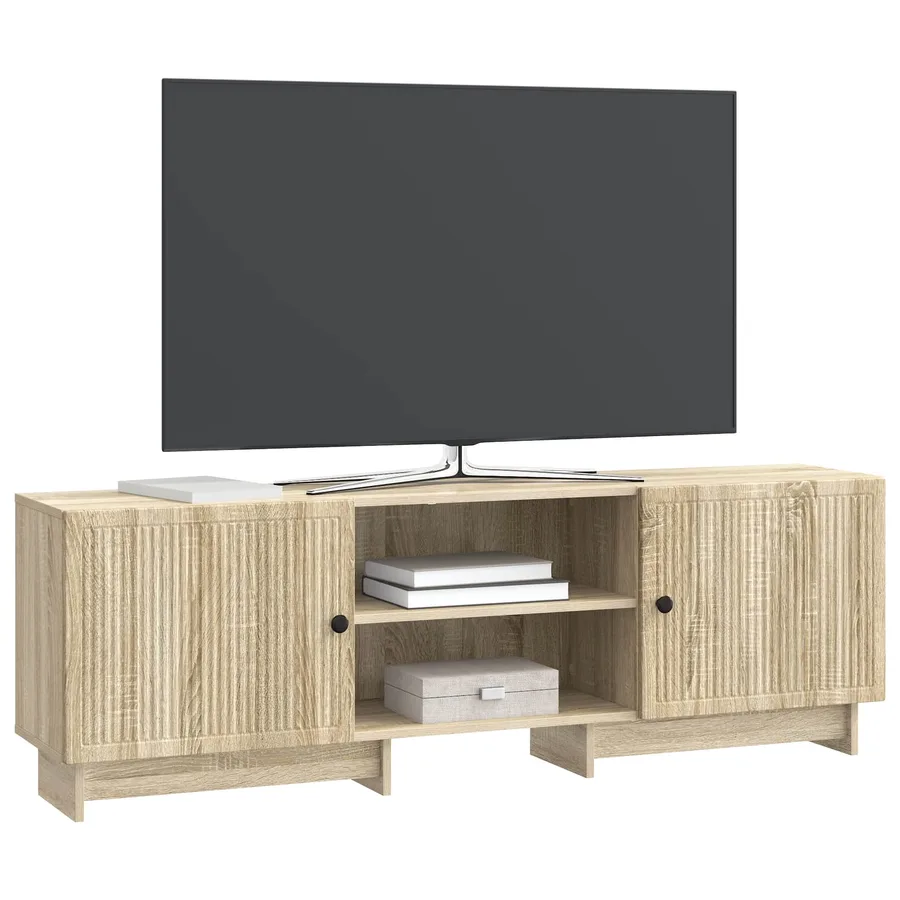 Meuble TV Chêne Sonoma 150 x 31 x 50 cm Bois d’ingénierie - 3