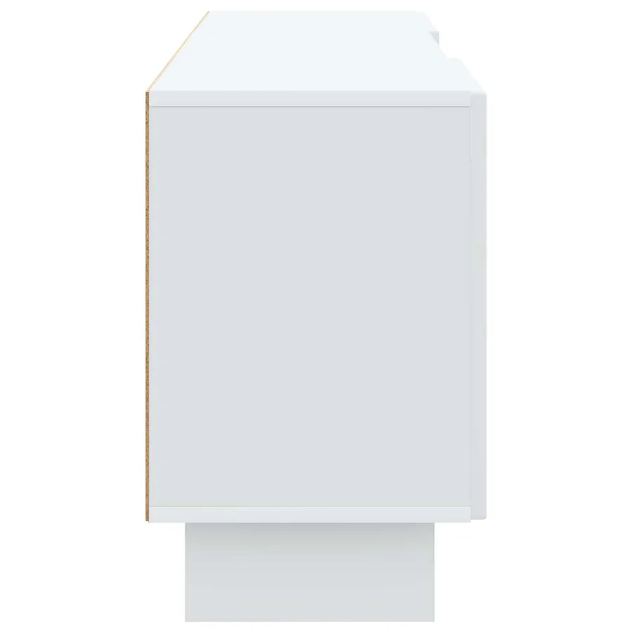 Meuble TV Blanc 150 x 31 x 50 cm Bois d’ingénierie - 7