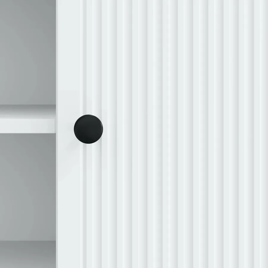 Meuble TV Blanc 150 x 31 x 50 cm Bois d’ingénierie - 8