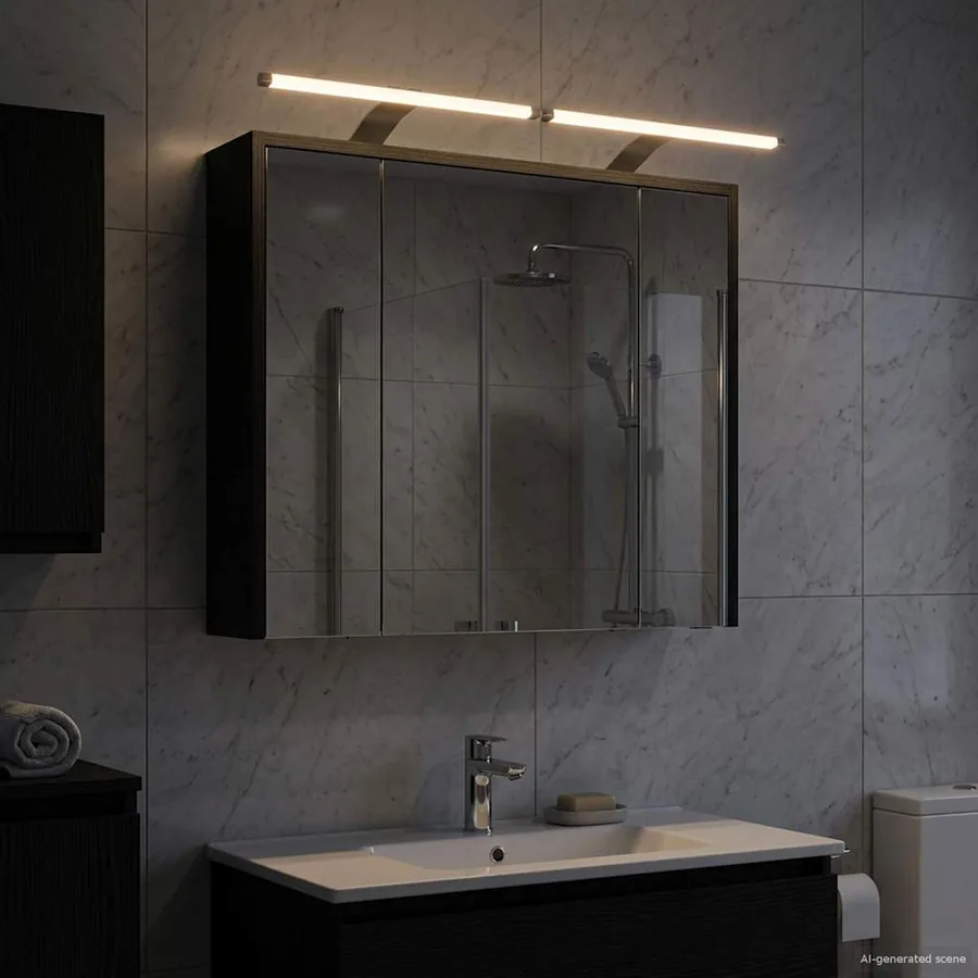 Armoire Miroir de Salle de Bain Chêne noir 73,5 x 16 x 62,5 cm