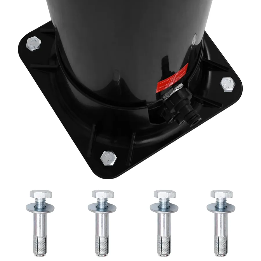 Douche solaire d'extérieur avec pomme de douche et robinet 40 L - 10